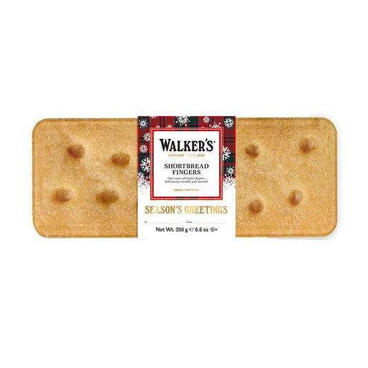 WALKER'S SHORTBREAD Festive Shortbread Fingers 250g