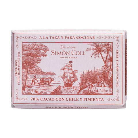 SIMON COLL Chocolate A La Taza 60% Drinking Chocolate Bar