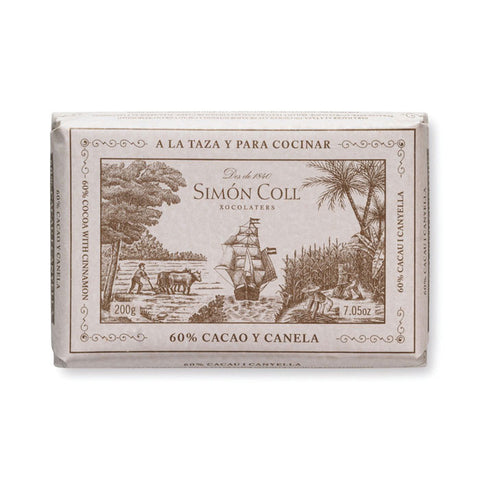 SIMON COLL Chocolate A La Taza 60% Drinking Chocolate Bar