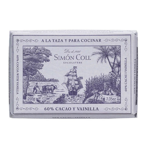 SIMON COLL Chocolate A La Taza 60% Drinking Chocolate Bar