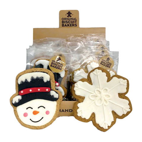 ORIGINAL BISCUIT BAKERS Gingerbread Snowflake & Snowman 60g