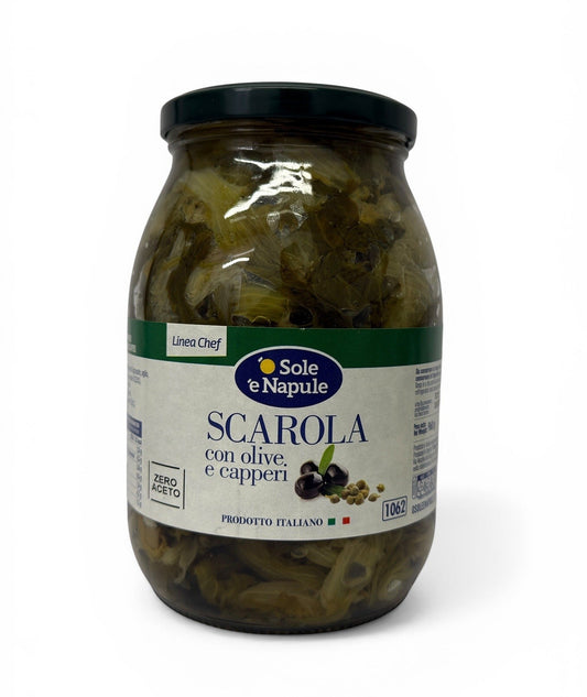 O SOLE E NAPULE Scarole with Olives & Capes
