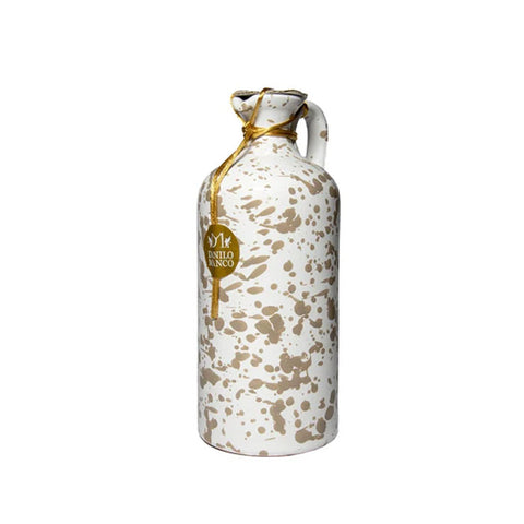 MANCO 100% Italian Extra Virgin Olive Oil in Fantasia Terracotta Pot