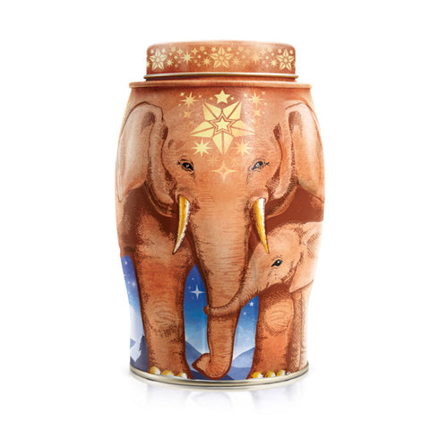 WILLIAMSON TEA Large Elephant Starlight Christmas English Breakfast Tea Bags
