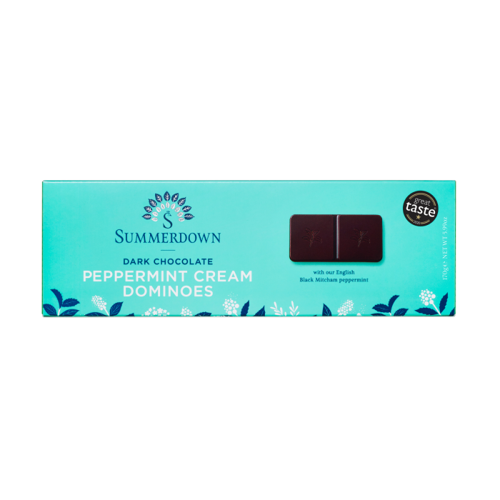 SUMMERDOWN MINT Dark Chocolate Peppermint Cream Dominoes