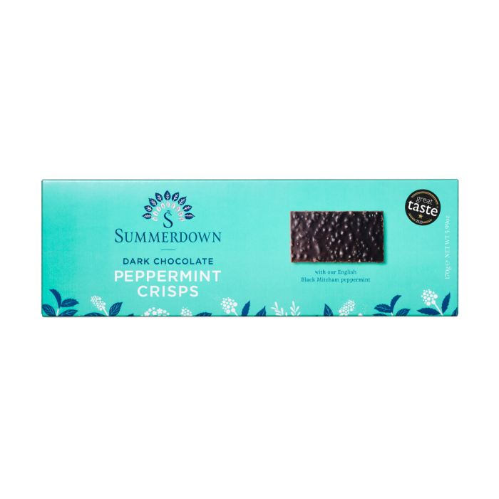 Summerdown Dark Chocolate Peppermint Crisps 170g