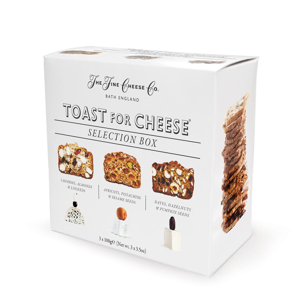 The Fine Cheese Co. Toast for Cheese Selection Box