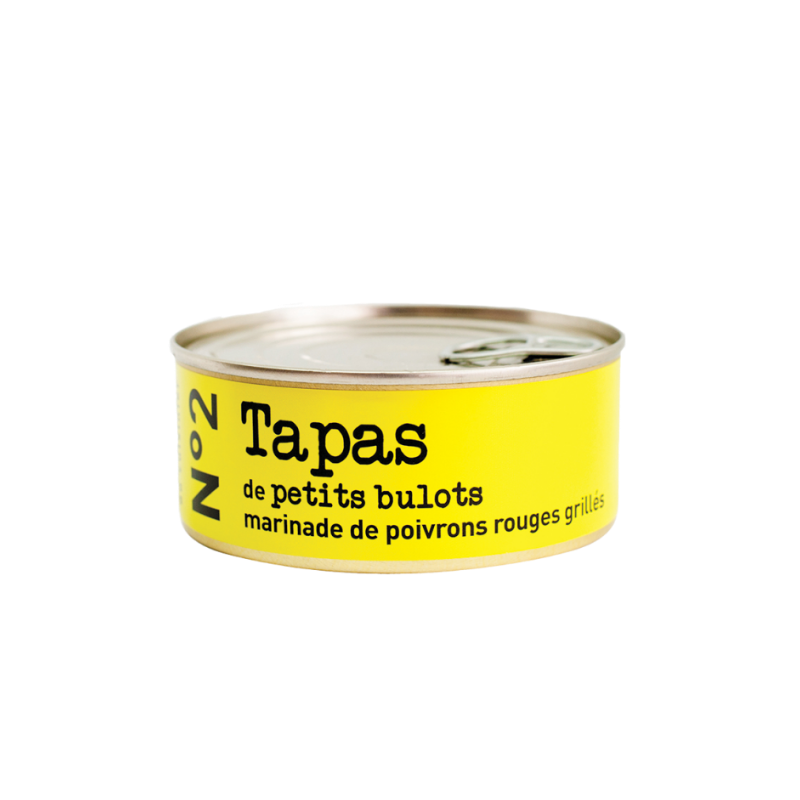 L’Atelier du Cuisinier N°2 Tapas - small whelks and grilled red pepper marinade 215g Tin