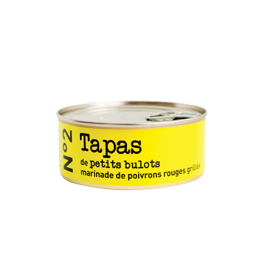 L’ATELIER DU CUISINIER N°2 Tapas - small whelks and grilled red pepper marinade 215g Tin