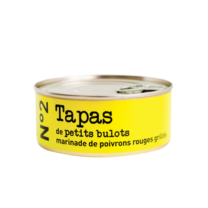 L’ATELIER DU CUISINIER N°2 Tapas - small whelks and grilled red pepper marinade 215g Tin