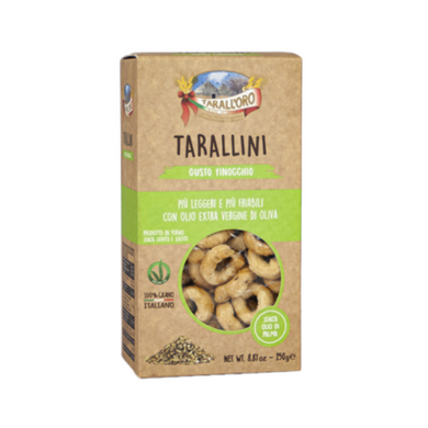 TARALL’ORO Tarallini Fennel 250g