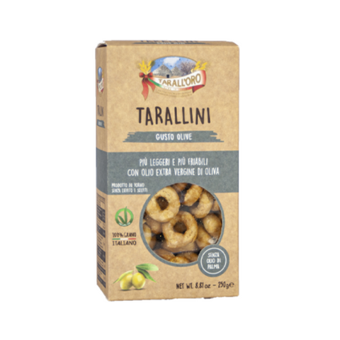 TARALL’ORO Tarallini Olives 250g