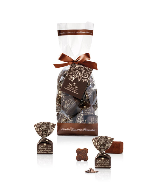Antica Torroneria Piemontese 70% Dark Truffle Bag 200g