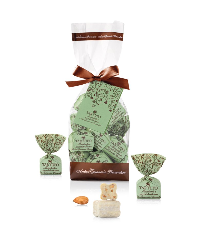 Antica Grace Bag White Chocolate & Almond Truffles Bag 200g