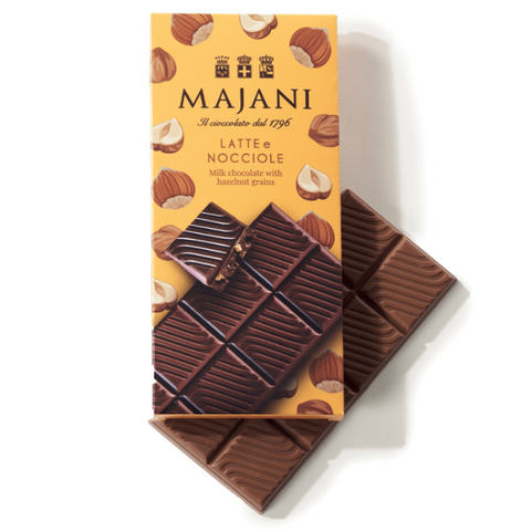 MAJANI Milk Chocolate with Hazelnut Grains 100g