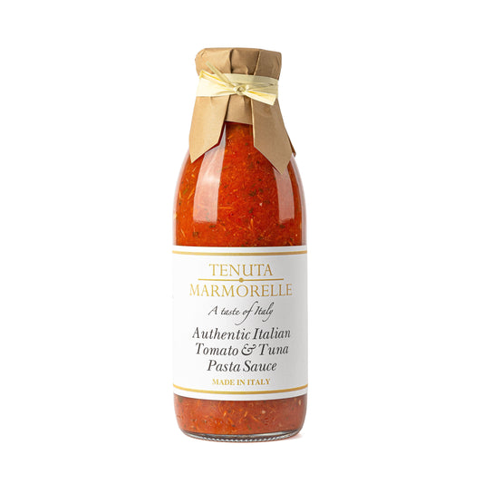 Tenuta Marmorelle Tomato and Tuna Pasta Sauce 500ml product jar