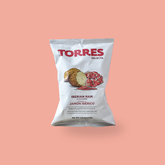 Torres Iberian Ham Potato Crisps 50g pack