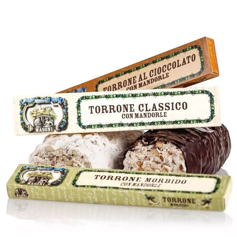 MASONI Almond Nougat - Classico, Choco and Morbido