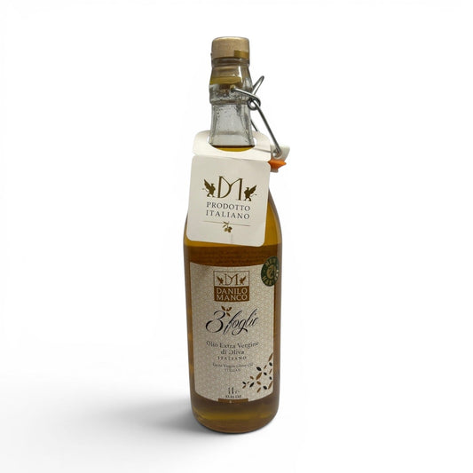 DANILO MANCO Tre Foglie Extra Virgin Olive Oil 1L