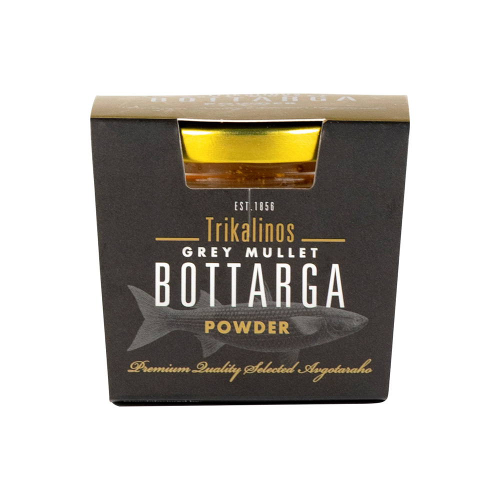 Trikalinos Bottarga Powder 40g — pack photograph