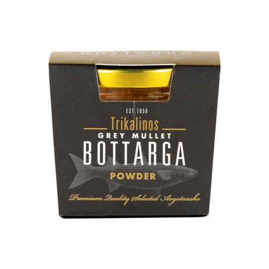 Trikalinos Bottarga Powder 40g — pack photograph