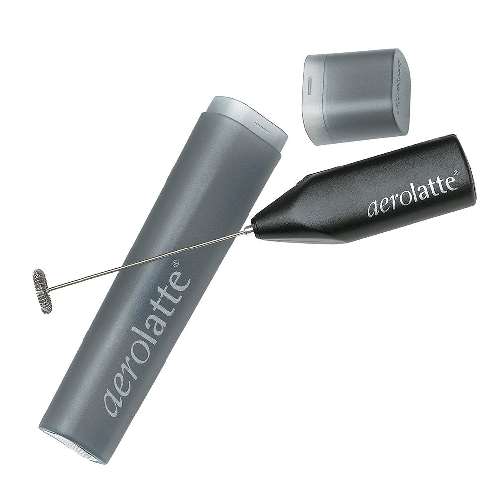 Aerolatte To-Go Milk Frother with Storage Tube – Black — exact product photograph, matching supplier SKU