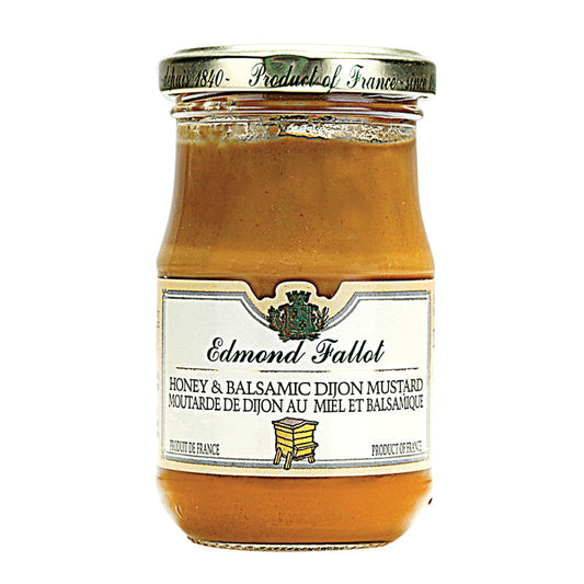 Edmond Fallot Honey & Balsamic Dijon Mustard 210g glass jar
