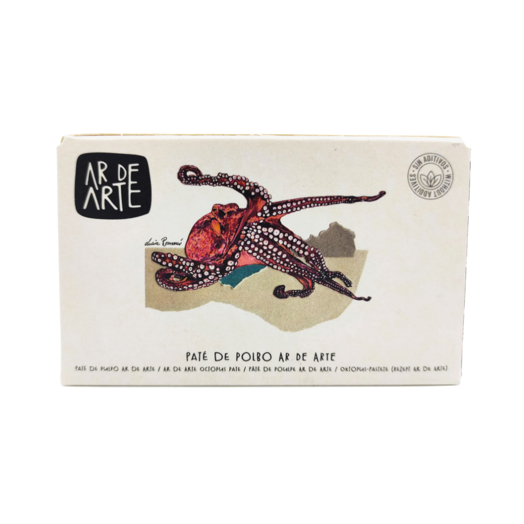 Ar de Arte Octopus Pâté 90g, original illustrated box