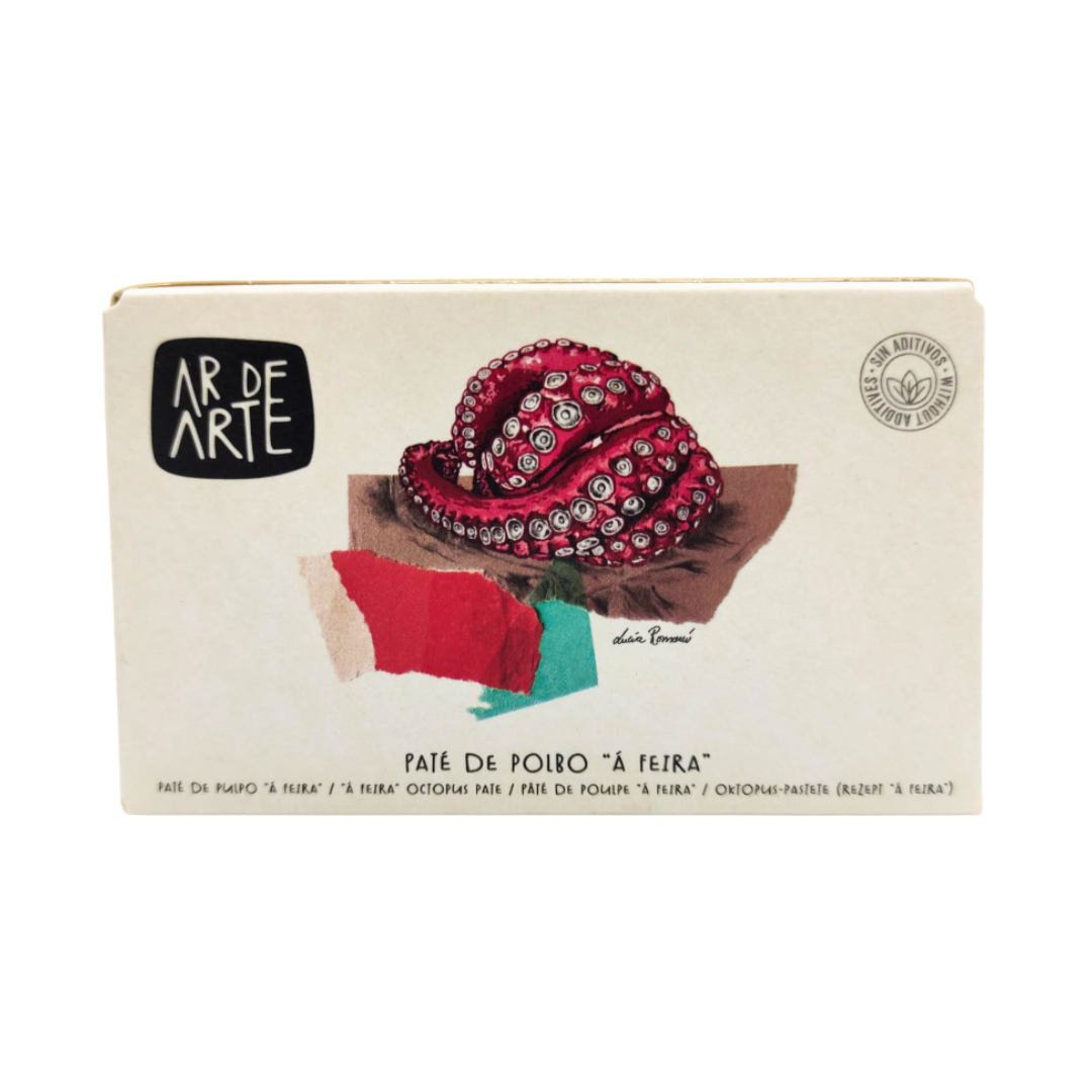 Ar de Arte Á Feira Octopus Pâté 90g original illustrated packaging