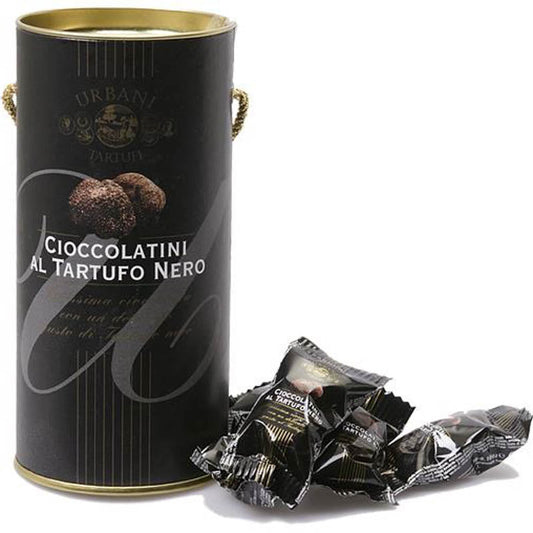 Urbani Black Truffle Bonbons 75g genuine manufacturer black cylindrical tin