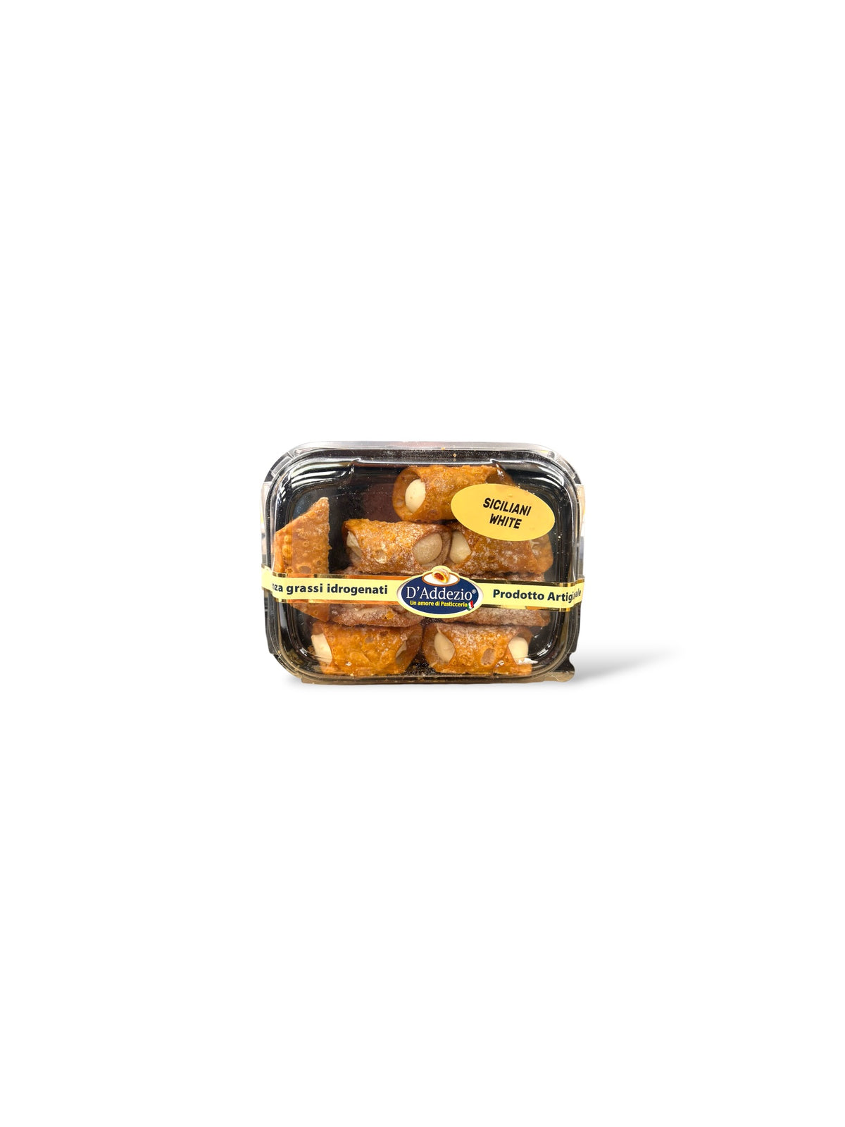 D'Addezio White Cream Cannoli 200g in retail tray