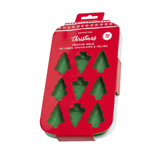 Eddingtons Christmas Tree Silicone 12-Cavity Mould