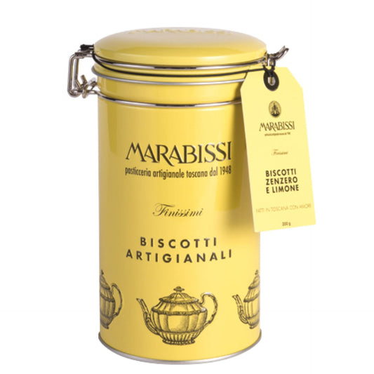 Marabissi Lemon & Ginger Artisan Biscuits (Tin) 200g