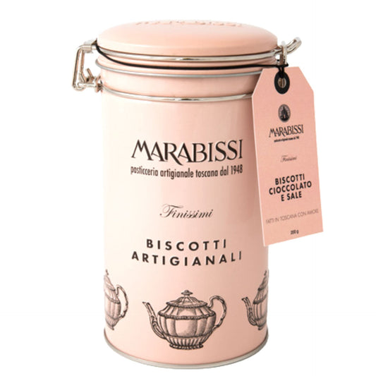 Marabissi Chocolate & Sea Salt Artisan Biscuits (Tin) 200g