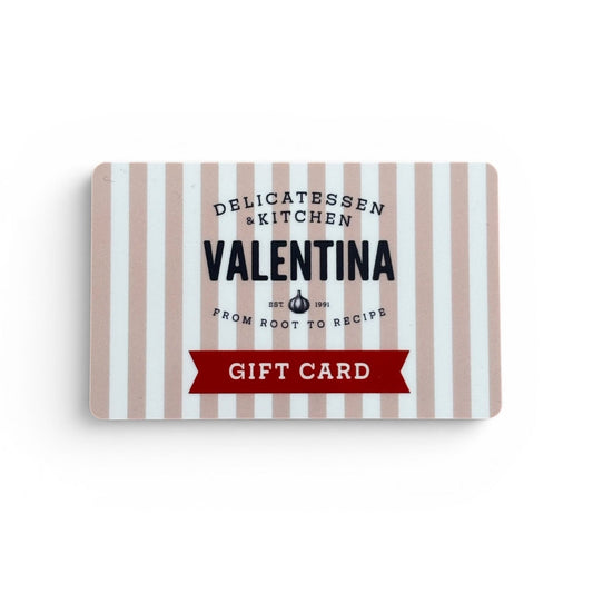 VALENTINA Gift Card £25
