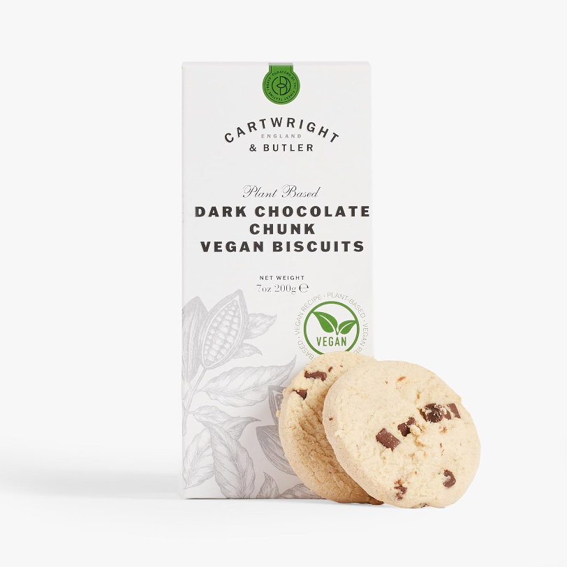 Cartwright and Butler Vegan Dark Chocolate Chunk Biscuits 200g