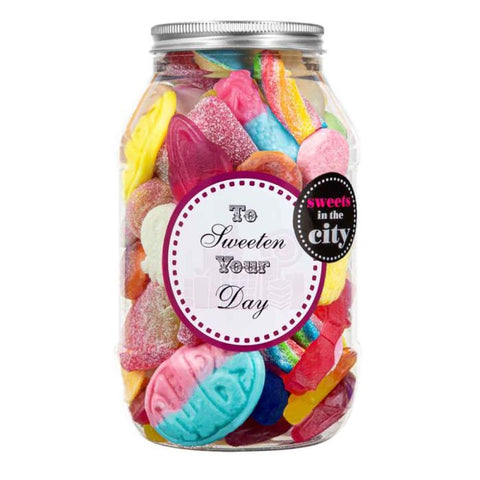 SWEETS IN THE CITY Vegan To Sweeten Your Day Gift Jar 450g