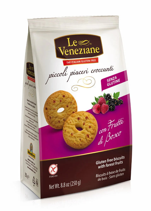 LE VENEZIANE Forest Fruits Biscuits 250g Gluten Free
