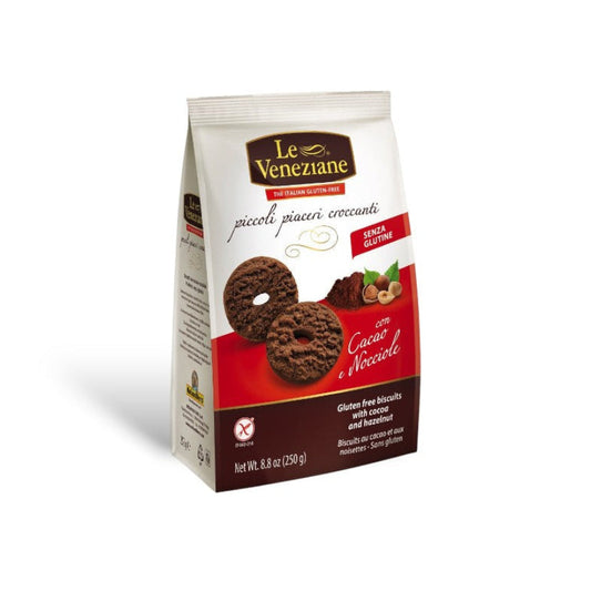 LE VENEZIANE Cocoa & Hazelnut Biscuits 250g