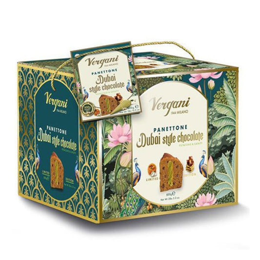 Vergani Dubai Chocolate & Pistacchio Panettone 750g