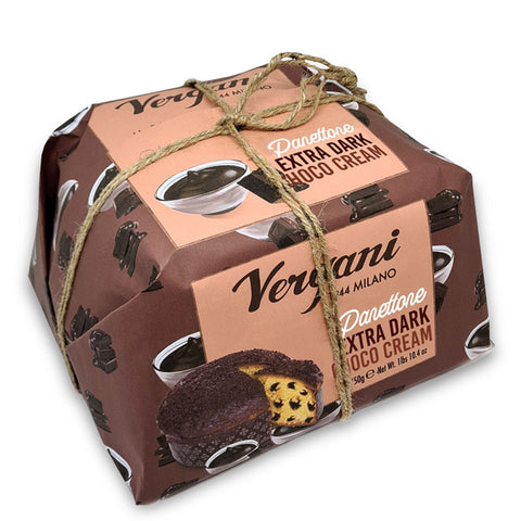 VERGANI Gourmet Extra Dark Chocolate Panettone