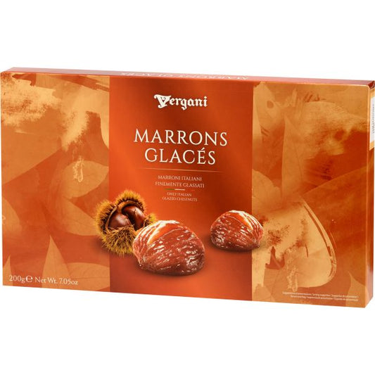 Vergani Marrons Glacés original 200g gift box