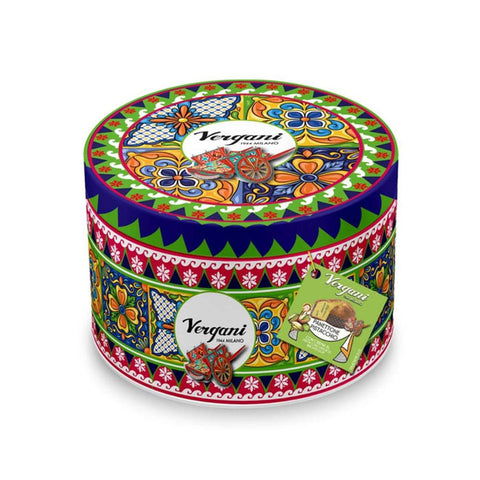 VERGANI Sicily Range Tin Pistacchio Panettone