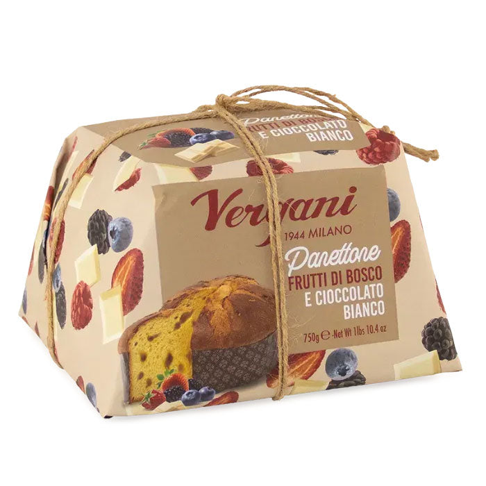 Vergani Gourmet Wild Berries & White Chocolate Panettone 750g