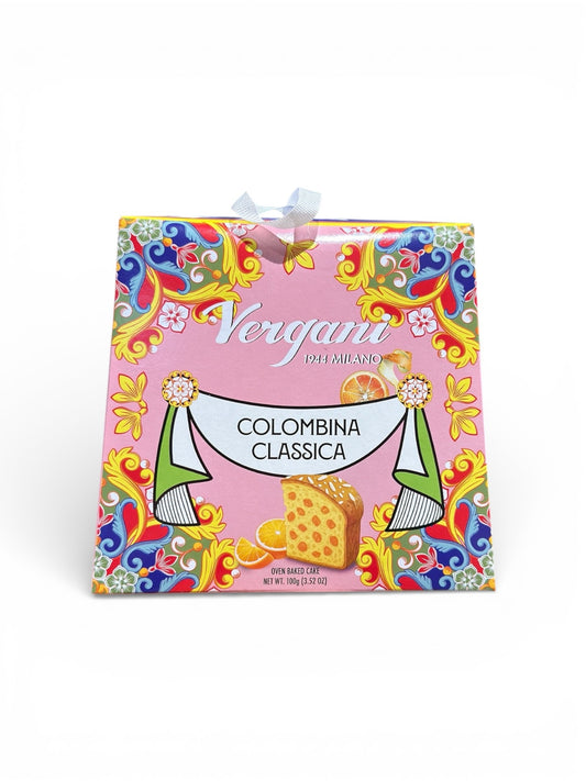 VERGANI COLOMBA TRADITIONAL SICILY TRIP BOX with orange peel 100g