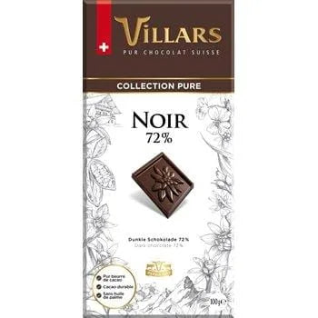 Villars 72% Dark Chocolate 100g