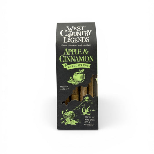 West Country Legends Apple & Cinnamon Sweet Straws
