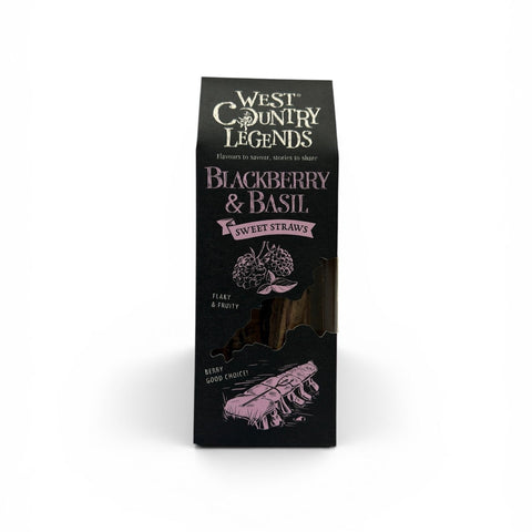 WEST COUNTRY LEGENDS Blackberry & Basil Sweet Straws