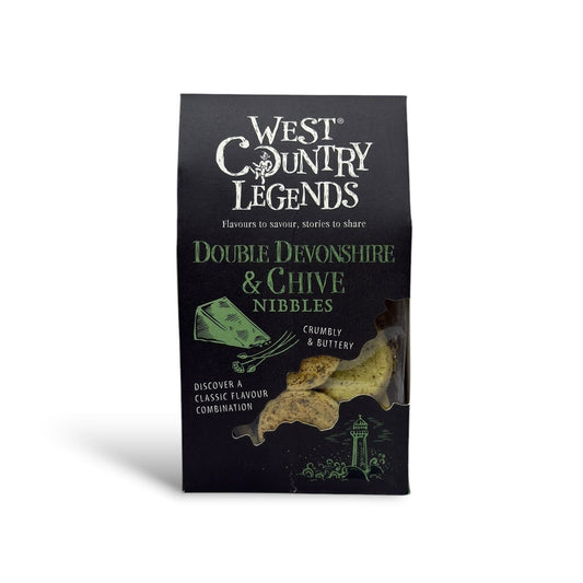 West Country Legends Double Devonshire & Chive Nibbles