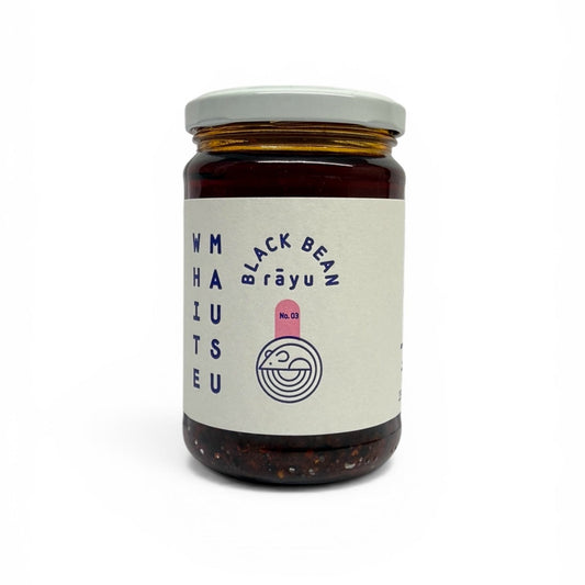 White Mausu Black Bean Rayu